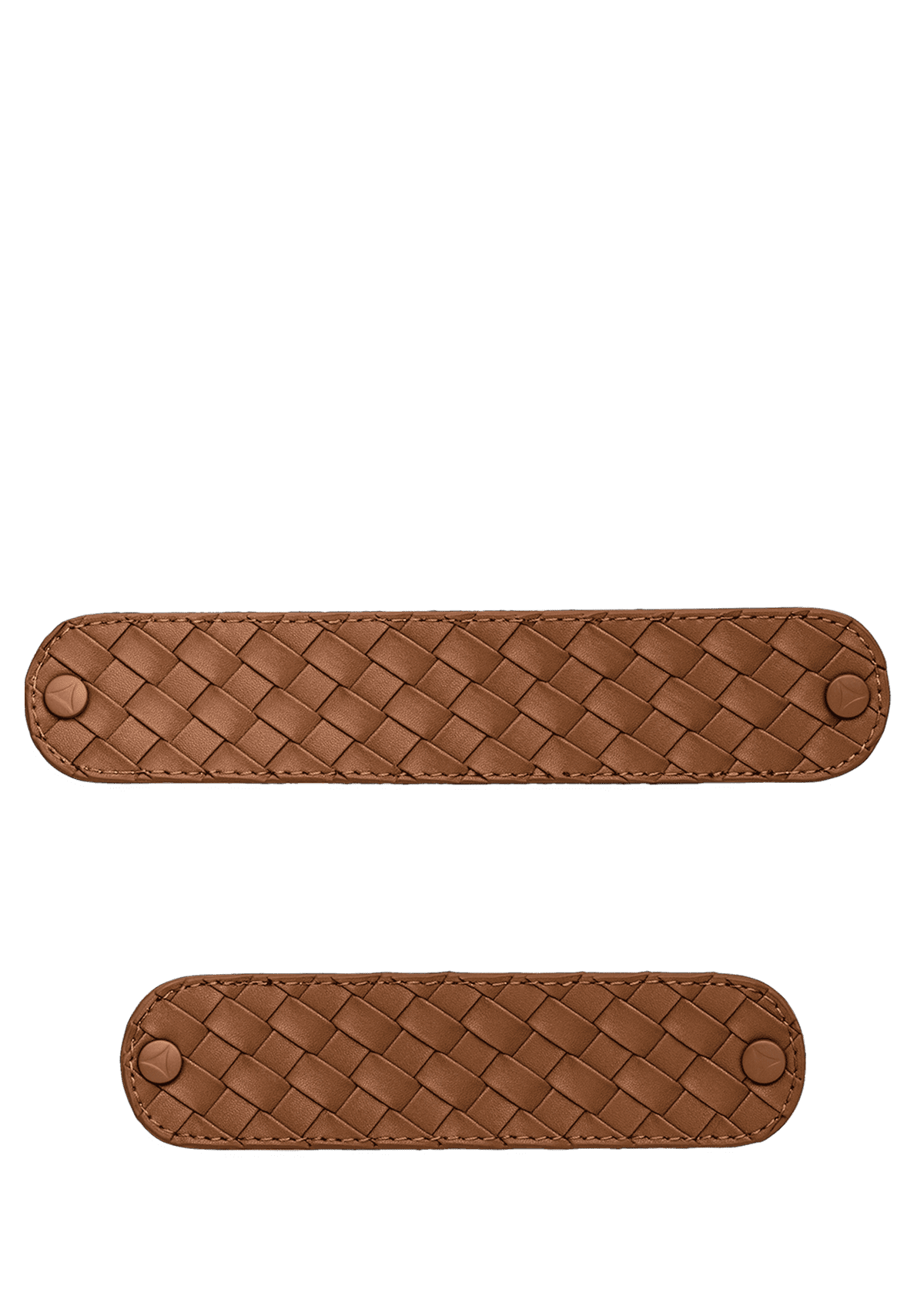 Frontalansicht auf neutralem Hintergrund des Produktes Urban Twist in der Farbe Cognac