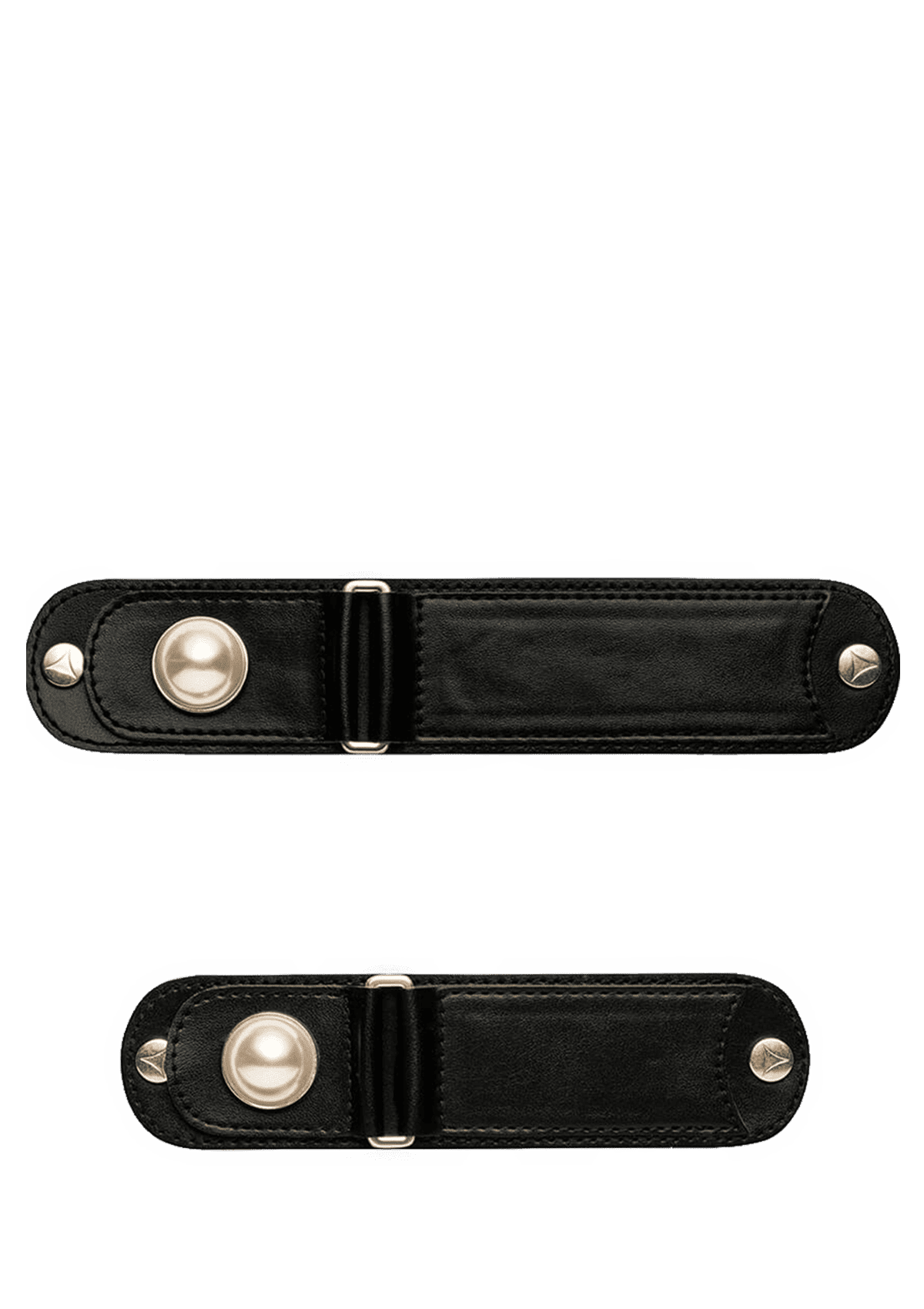 Frontalansicht auf neutralem Hintergrund des Produktes Aesthetic Pearl in der Farbe Black