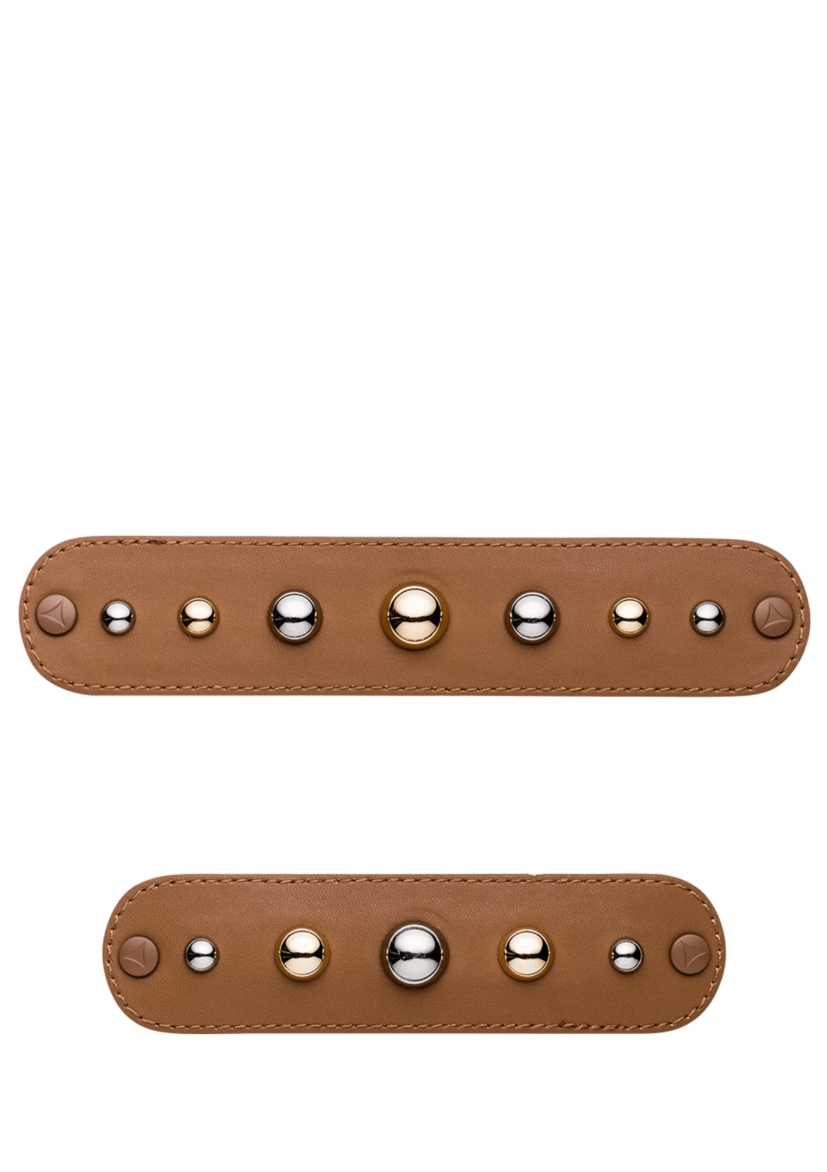Produktabbildung auf neutralem Hintergrund des Produktes Urban Stud in der Farbe Cognac