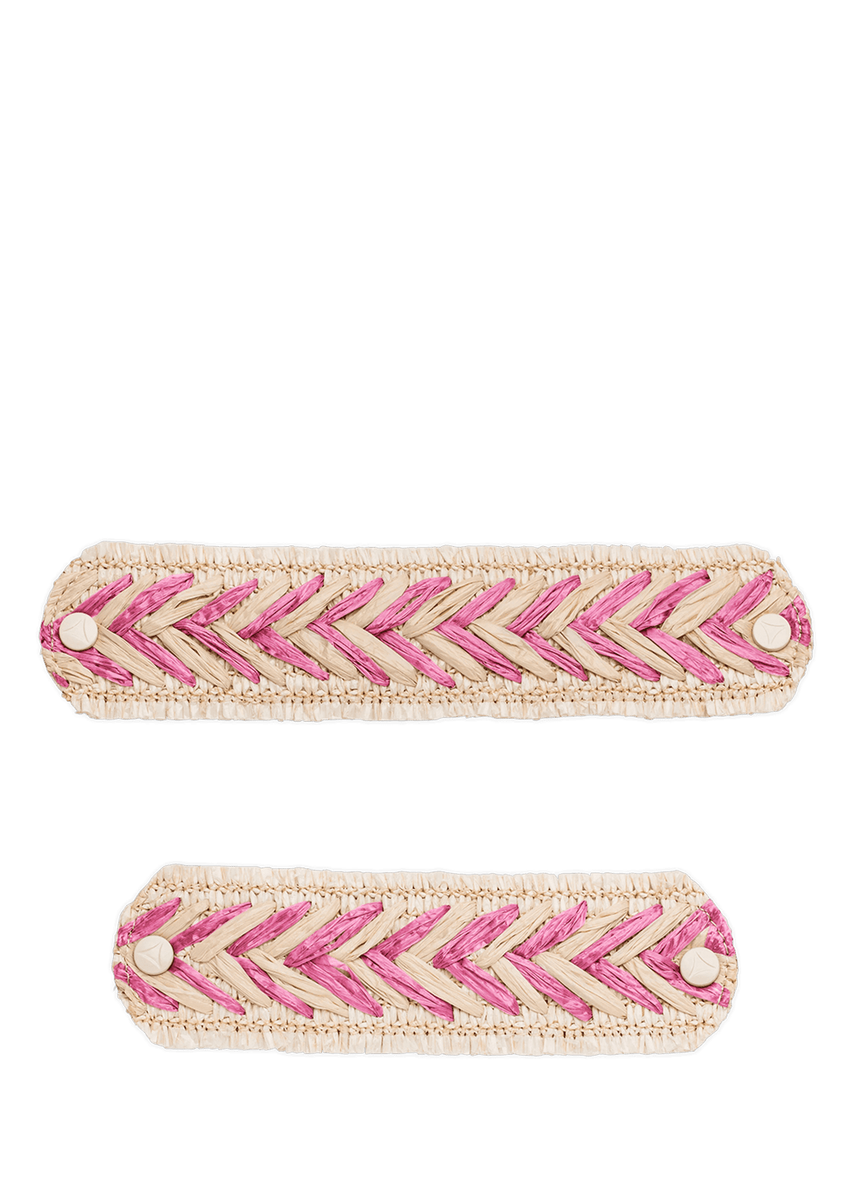 Frontalansicht auf neutralem Hintergrund des Produktes Beach Lines in der Farbe Fuchsia