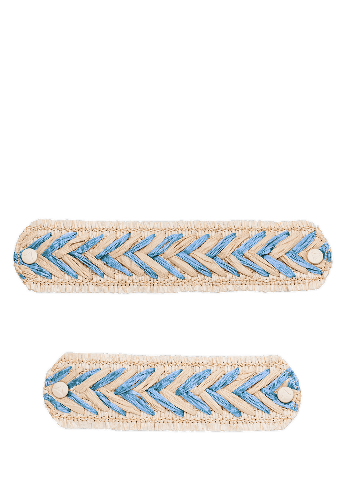 Frontalansicht auf neutralem Hintergrund des Produktes Beach Lines in der Farbe Blue