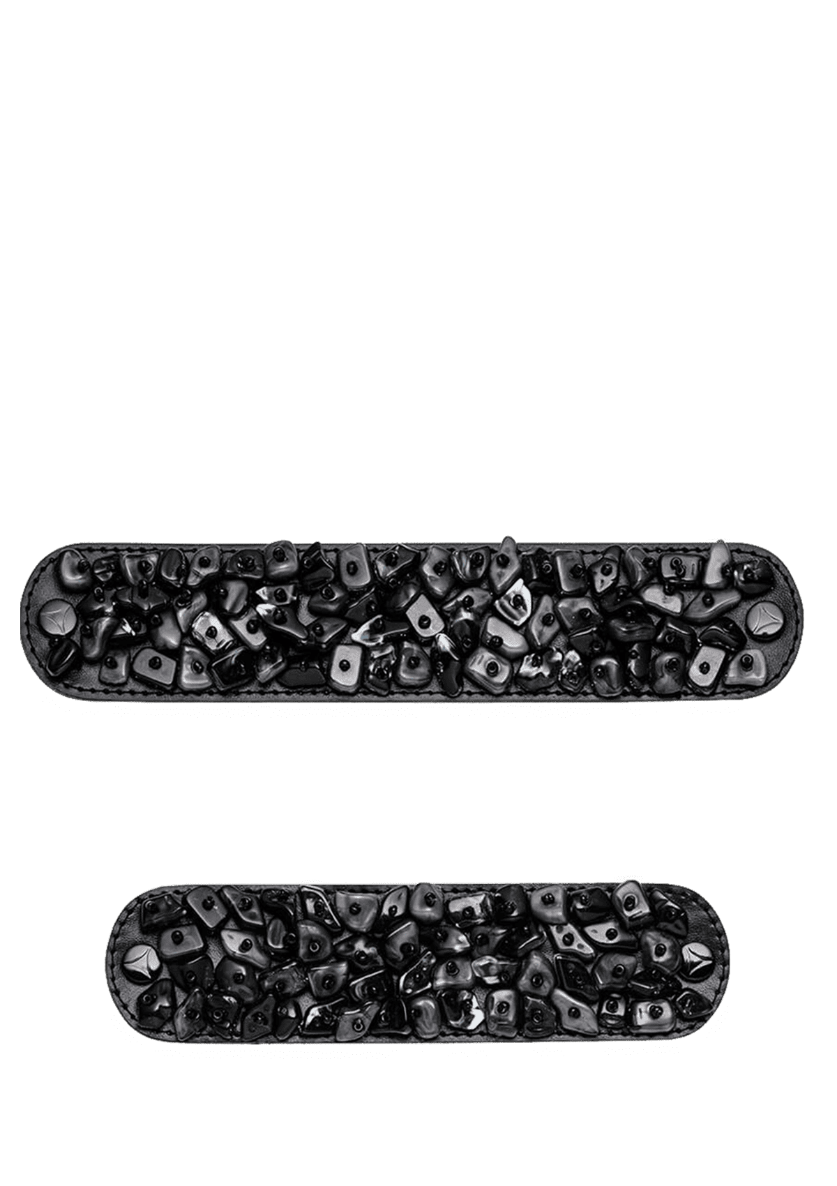 Frontalansicht auf neutralem Hintergrund des Produktes Majestic Moon in der Farbe Black