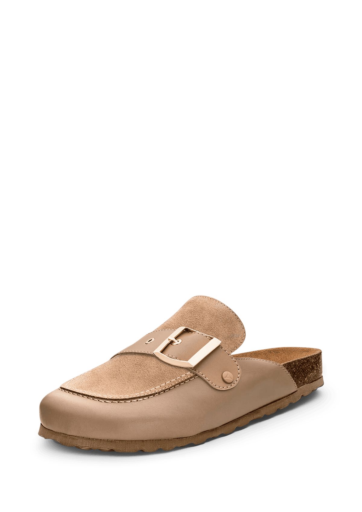 Frontalansicht auf neutralem Hintergrund des Produktes Urban Classic in der Farbe Cloafer Sand