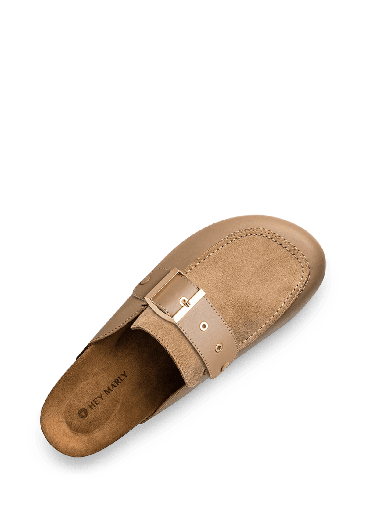 Seitenansicht auf neutralem Hintergrund des Produktes Urban Classic in der Farbe Cloafer Sand