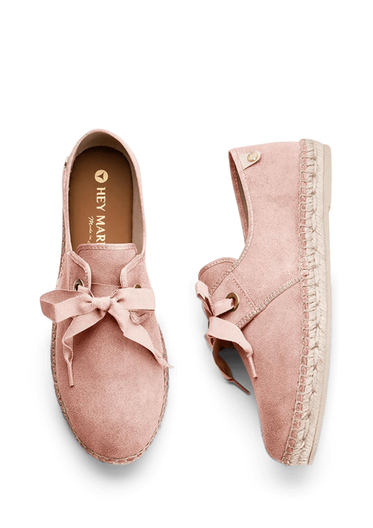 Seitenansicht auf neutralem Hintergrund des Produktes Casual in der Farbe Rose
