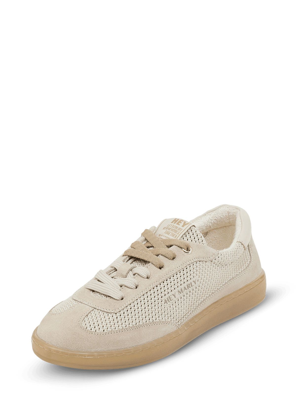 Produktabbildung auf neutralem Hintergrund des Produktes Casual Step in der Farbe Crema-Sand