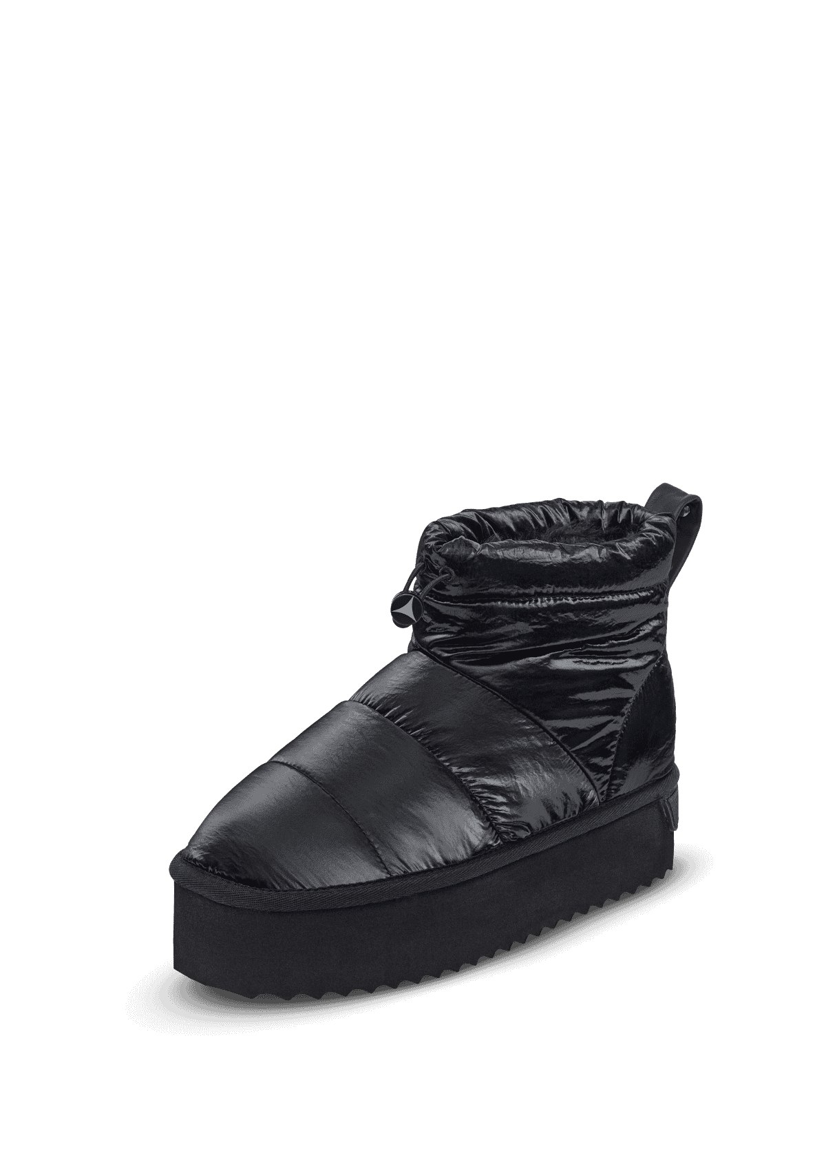 Frontalansicht auf neutralem Hintergrund des Produktes Buddy Boot Blaze in der Farbe Black