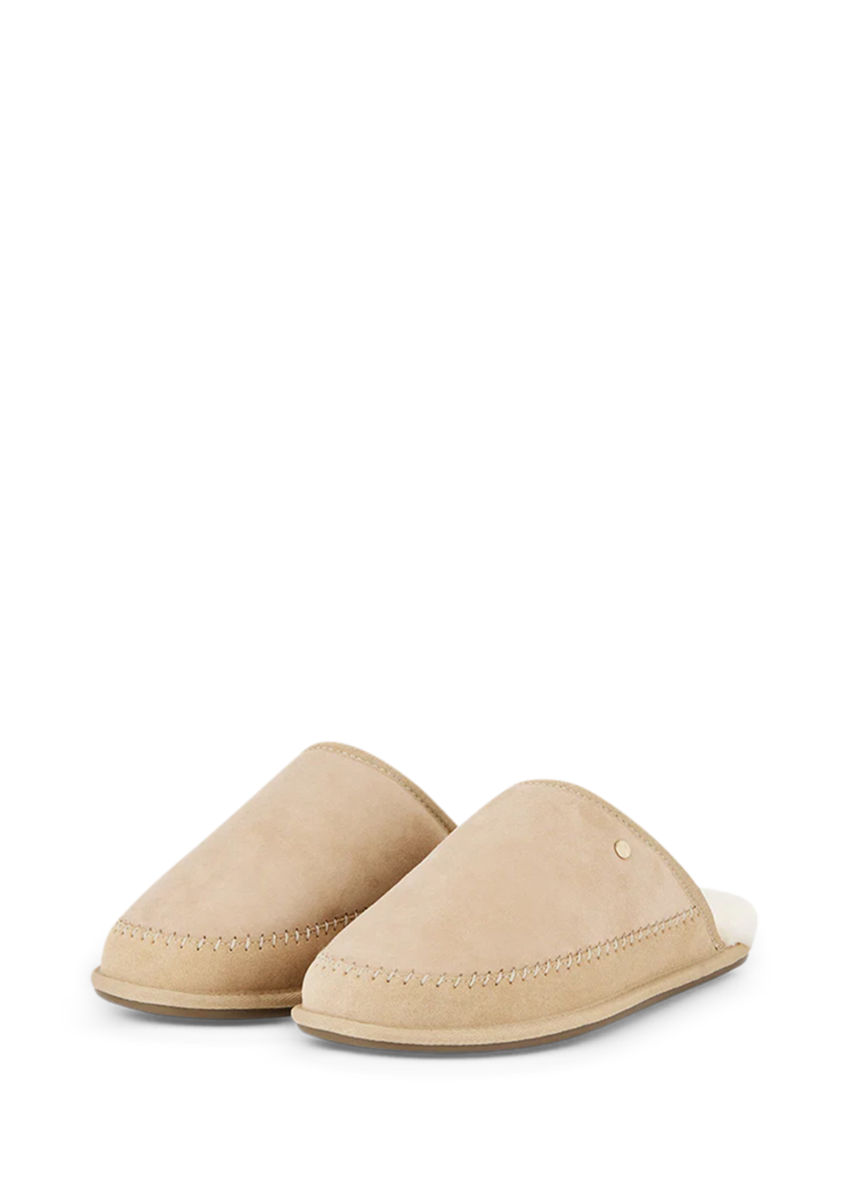 Produktabbildung auf neutralem Hintergrund des Produktes Slipper Comfy in der Farbe Sand