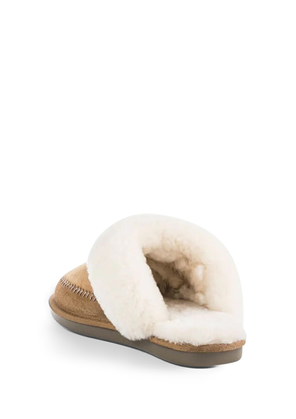 Produktabbildung auf neutralem Hintergrund des Produktes Slipper Cushy in der Farbe Chestnut