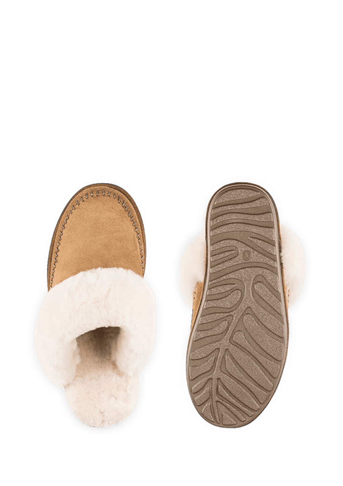 Produktabbildung auf neutralem Hintergrund des Produktes Slipper Cushy in der Farbe Chestnut