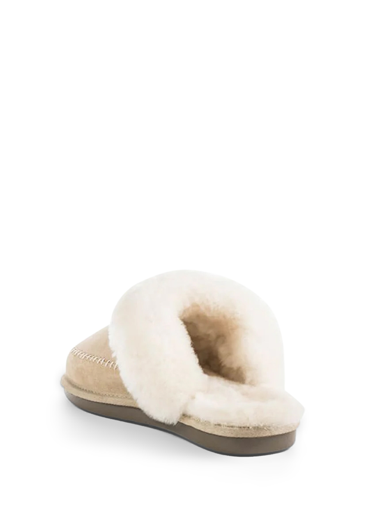 Produktabbildung auf neutralem Hintergrund des Produktes Slipper Cushy in der Farbe Sand