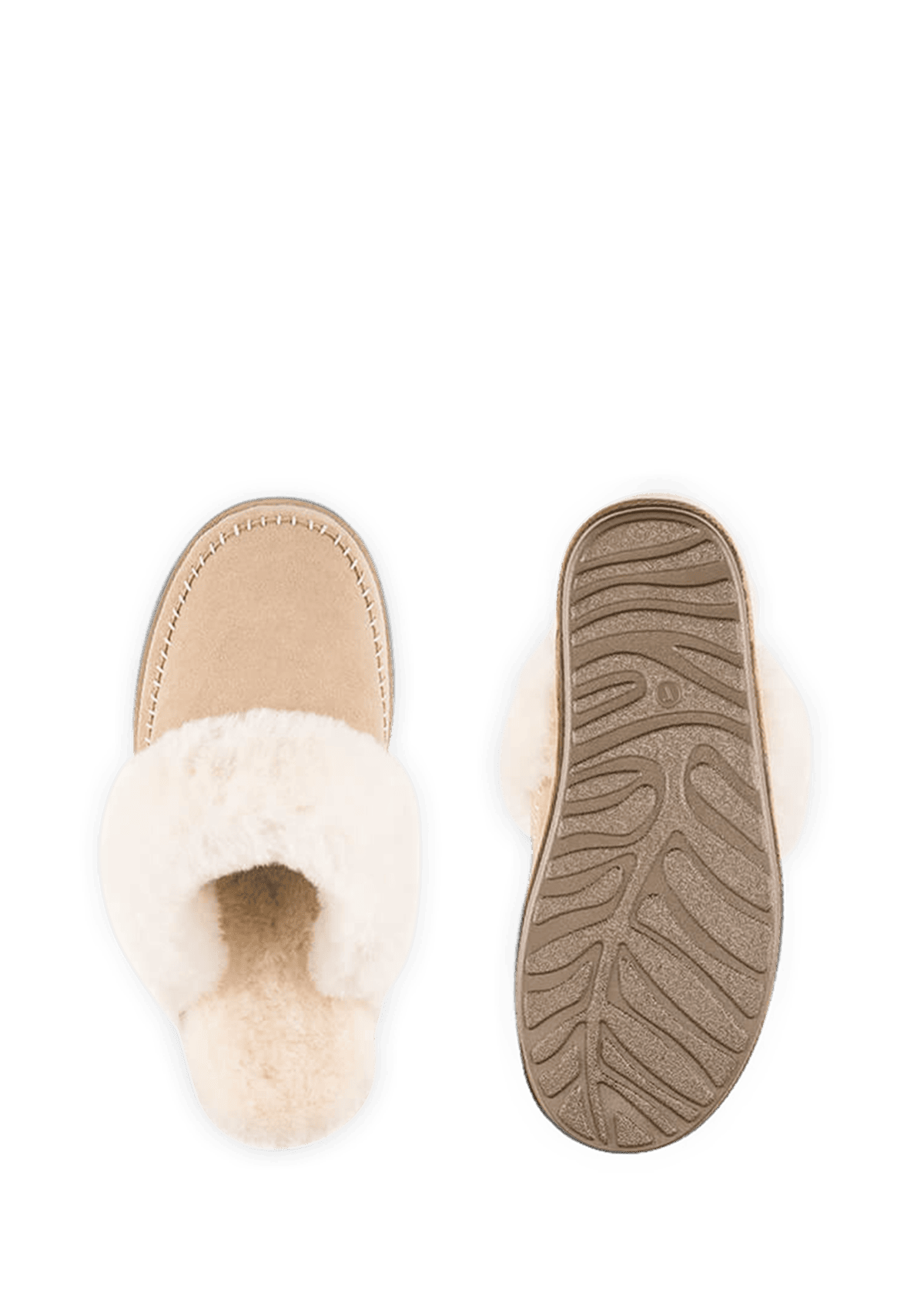 Produktabbildung auf neutralem Hintergrund des Produktes Slipper Cushy in der Farbe Sand