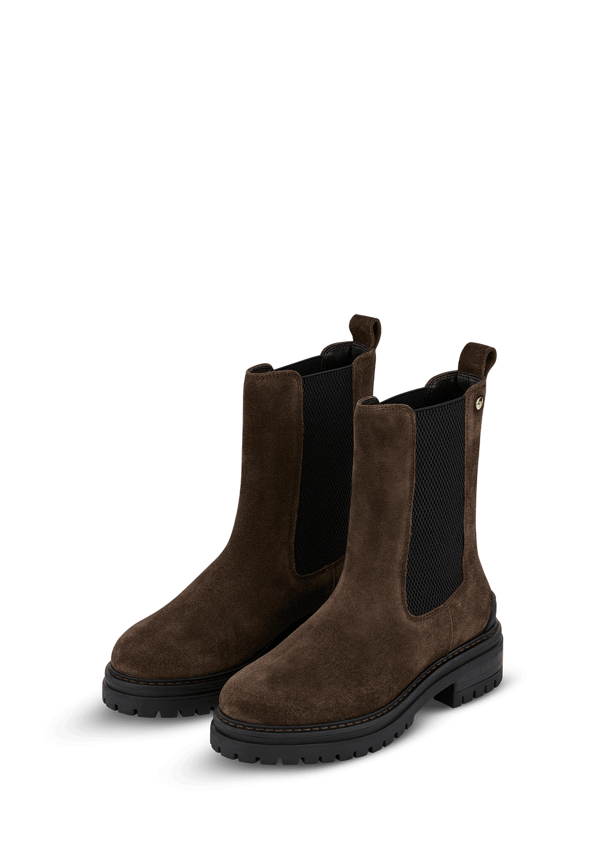 Produktabbildung auf neutralem Hintergrund des Produktes City Stroll Suede in der Farbe Coffee