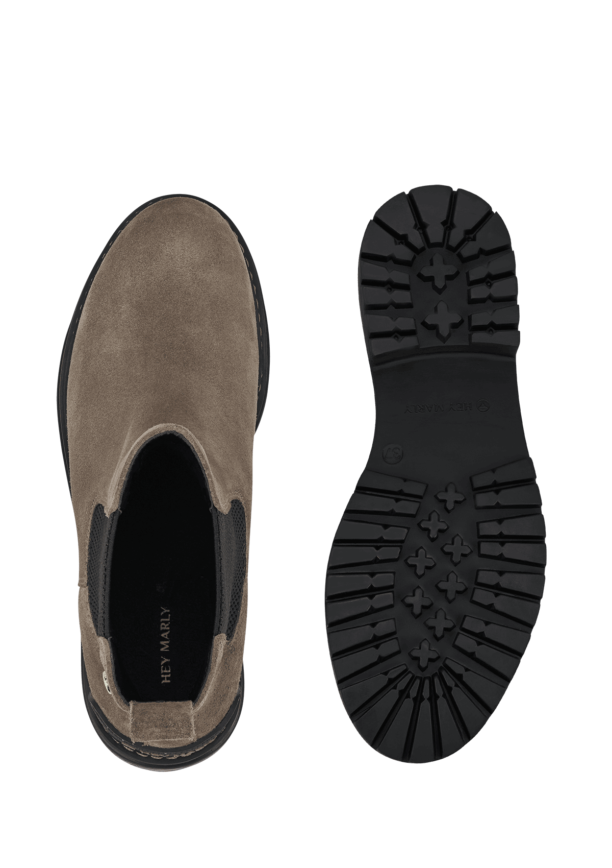 Produktabbildung auf neutralem Hintergrund des Produktes City Stroll Suede in der Farbe Mocha