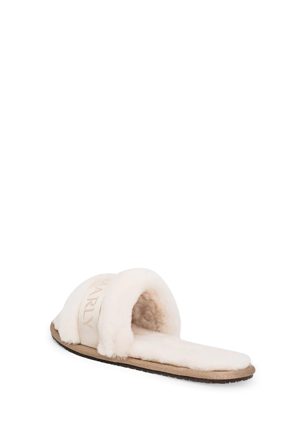 Produktabbildung auf neutralem Hintergrund des Produktes Slipper Signature in der Farbe Crema