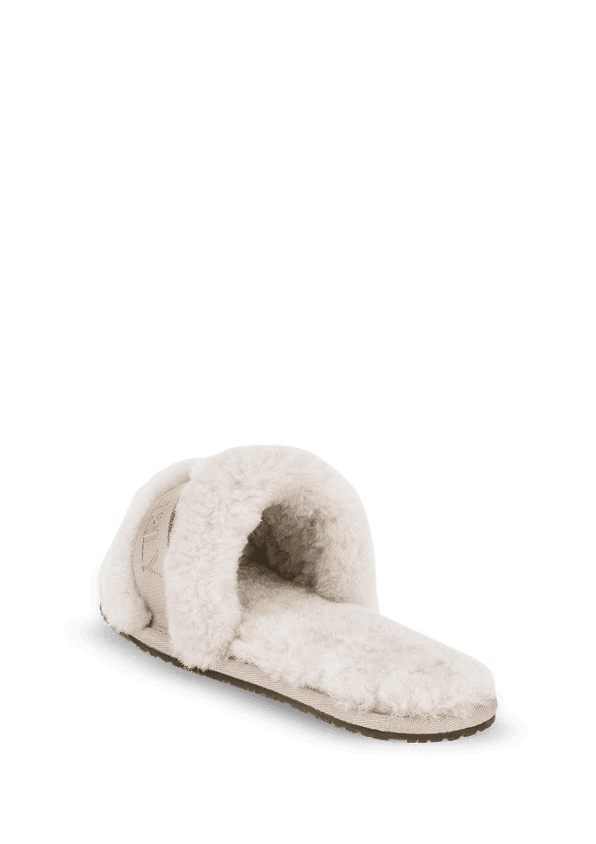 Produktabbildung auf neutralem Hintergrund des Produktes Slipper Signature in der Farbe Greige
