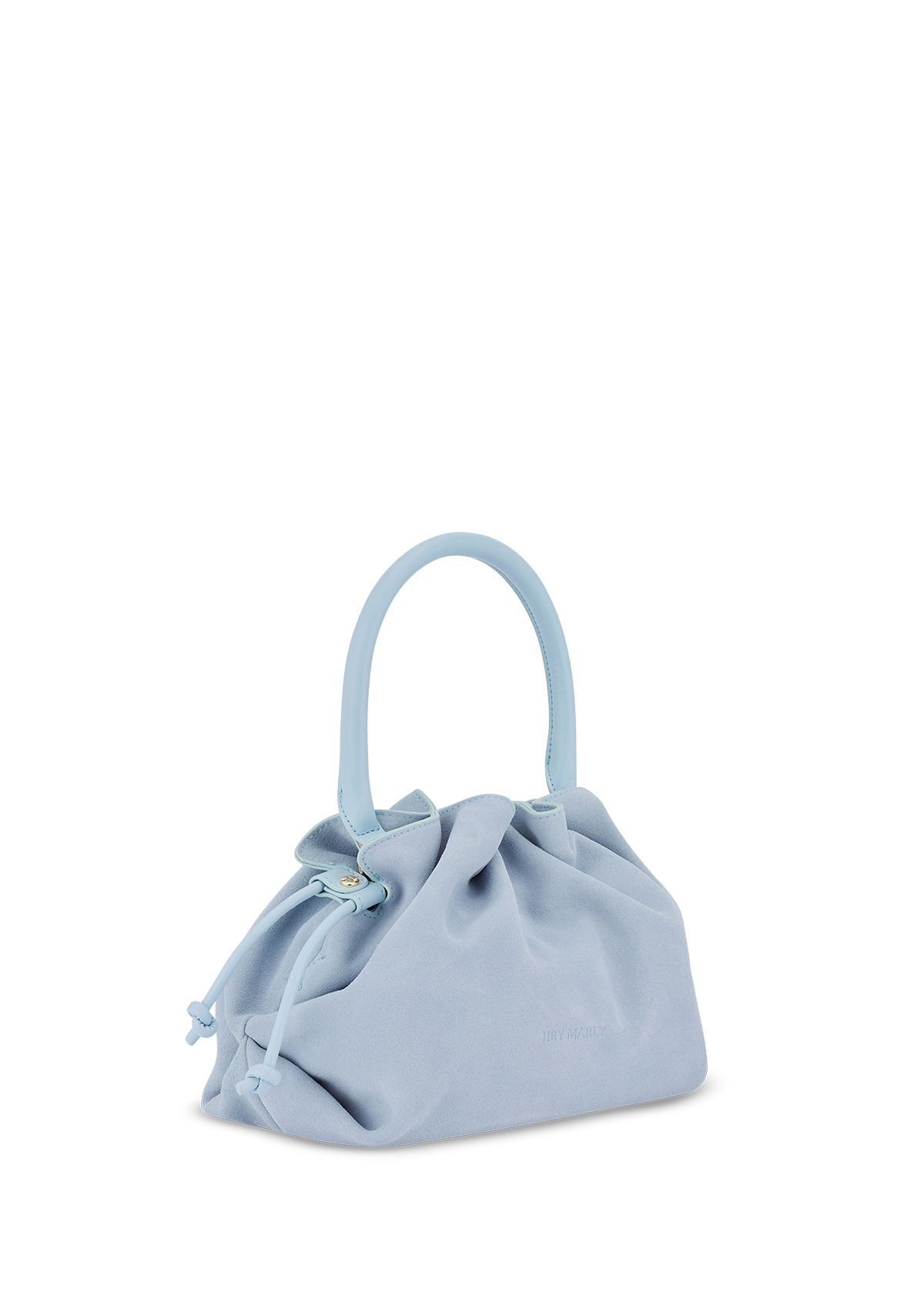 Seitenansicht auf neutralem Hintergrund des Produktes Cool Companion Suede S in der Farbe Blue Light in der Größe S