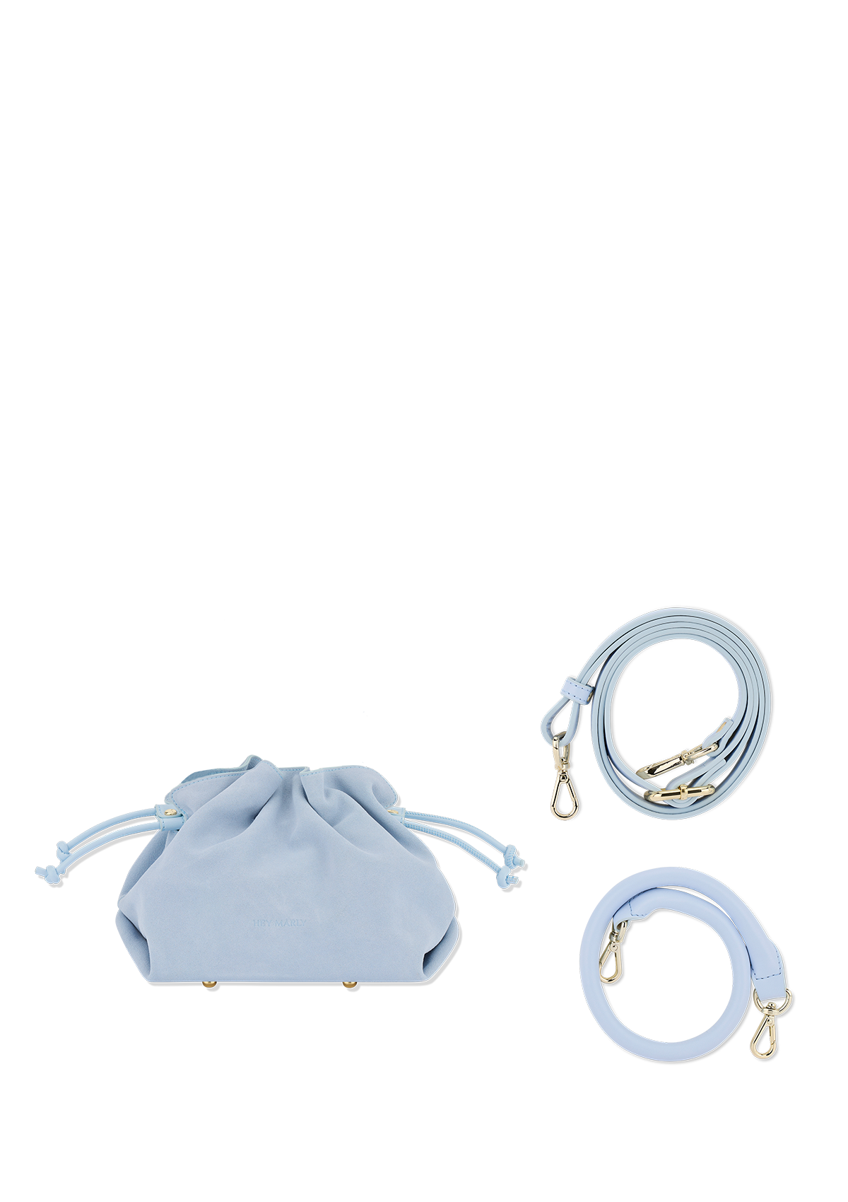 Produktabbildung auf neutralem Hintergrund des Produktes Cool Companion Suede S in der Farbe Blue Light in der Größe S