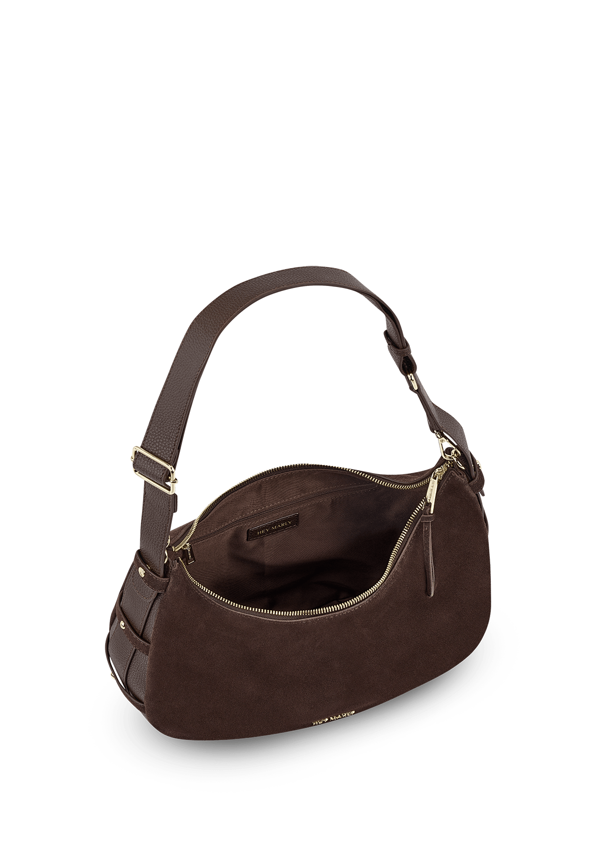 Produktabbildung auf neutralem Hintergrund des Produktes Lifetime Sister Suede M in der Farbe Coffee in der Größe M