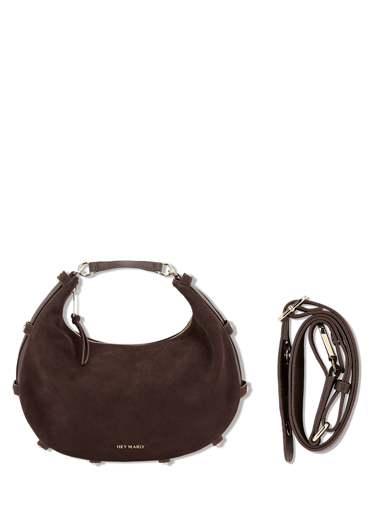 Produktabbildung auf neutralem Hintergrund des Produktes Lifetime Sister Suede M in der Farbe Coffee in der Größe M