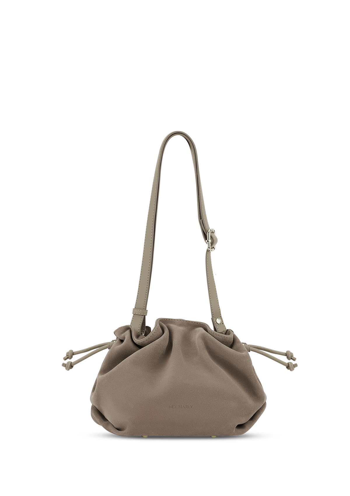 Seitenansicht auf neutralem Hintergrund des Produktes Cool Companion Suede S in der Farbe Mocha in der Größe S