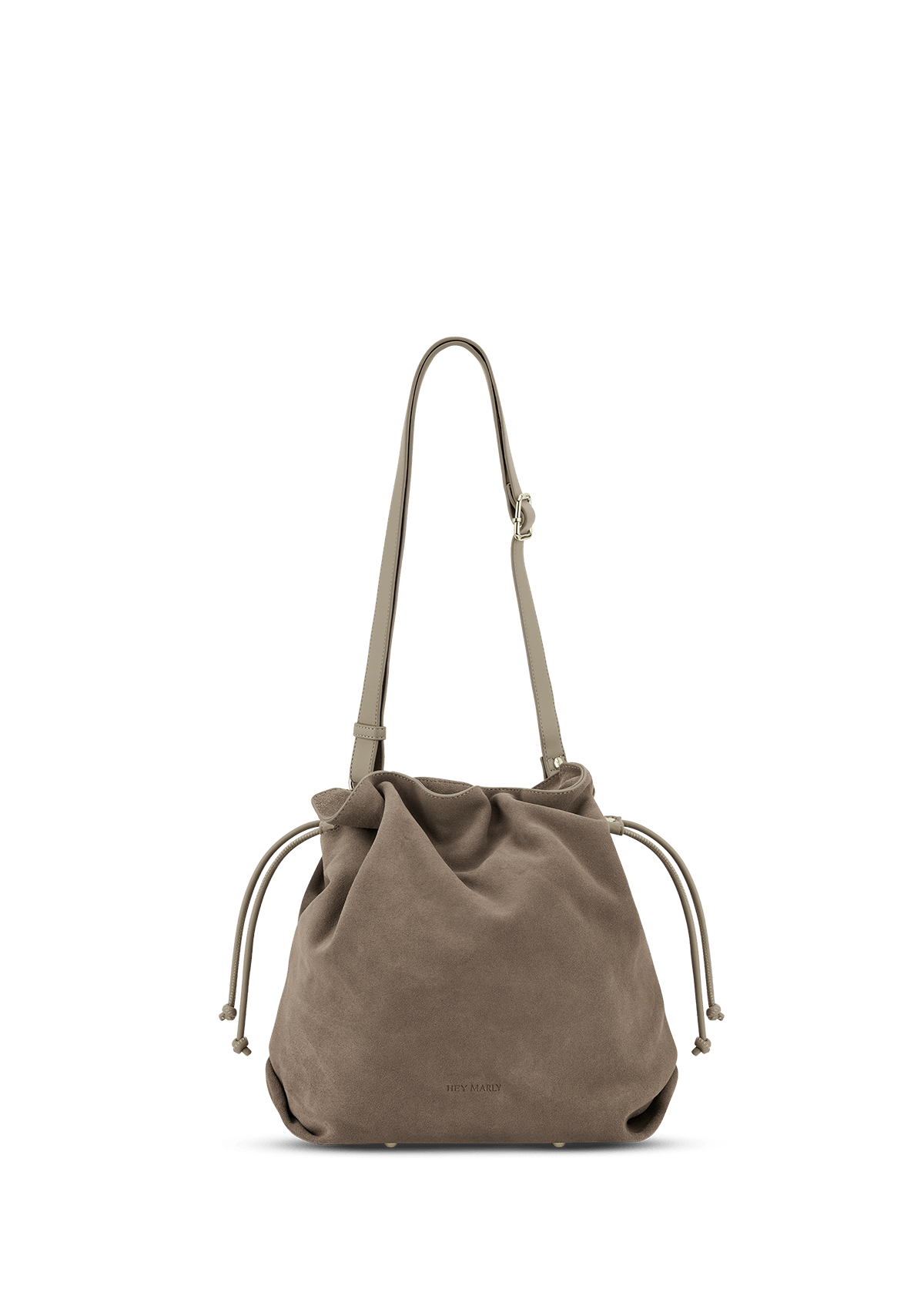 Seitenansicht auf neutralem Hintergrund des Produktes Cool Companion Suede M in der Farbe Mocha in der Größe M