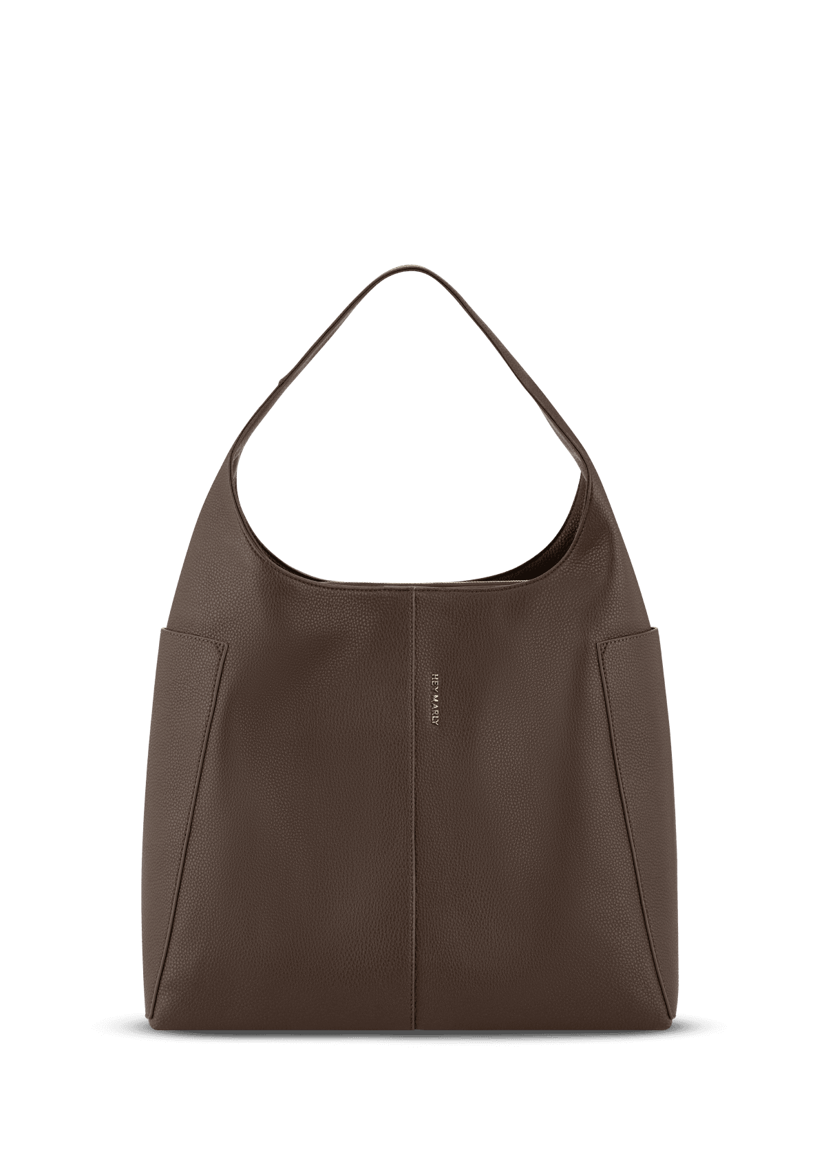 Frontalansicht auf neutralem Hintergrund des Produktes Urban Biker in der Farbe Coffee