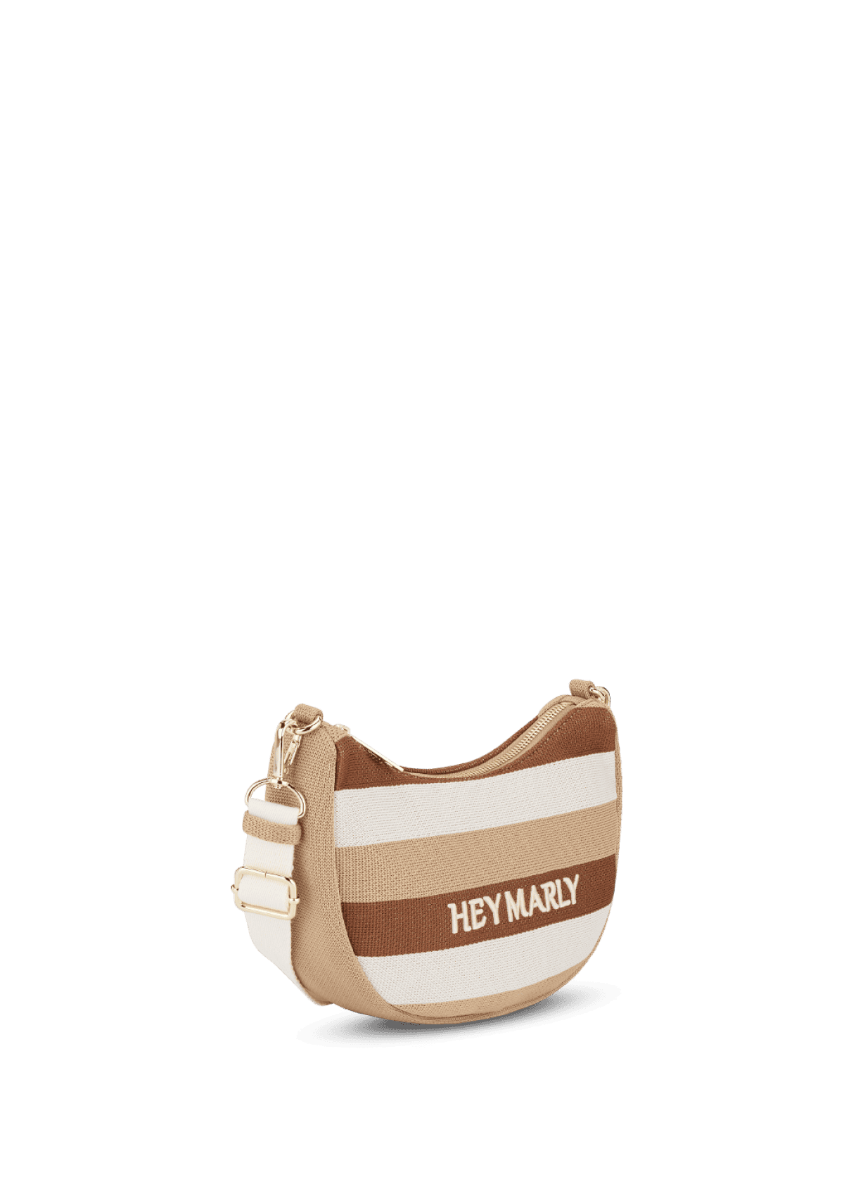 Seitenansicht auf neutralem Hintergrund des Produktes Summer Buddy S in der Farbe Crema-Sand-Cognac in der Größe S