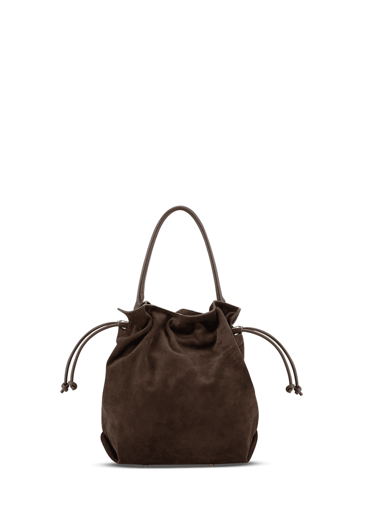 Frontalansicht auf neutralem Hintergrund des Produktes Cool Companion Suede M in der Farbe Coffee in der Größe M