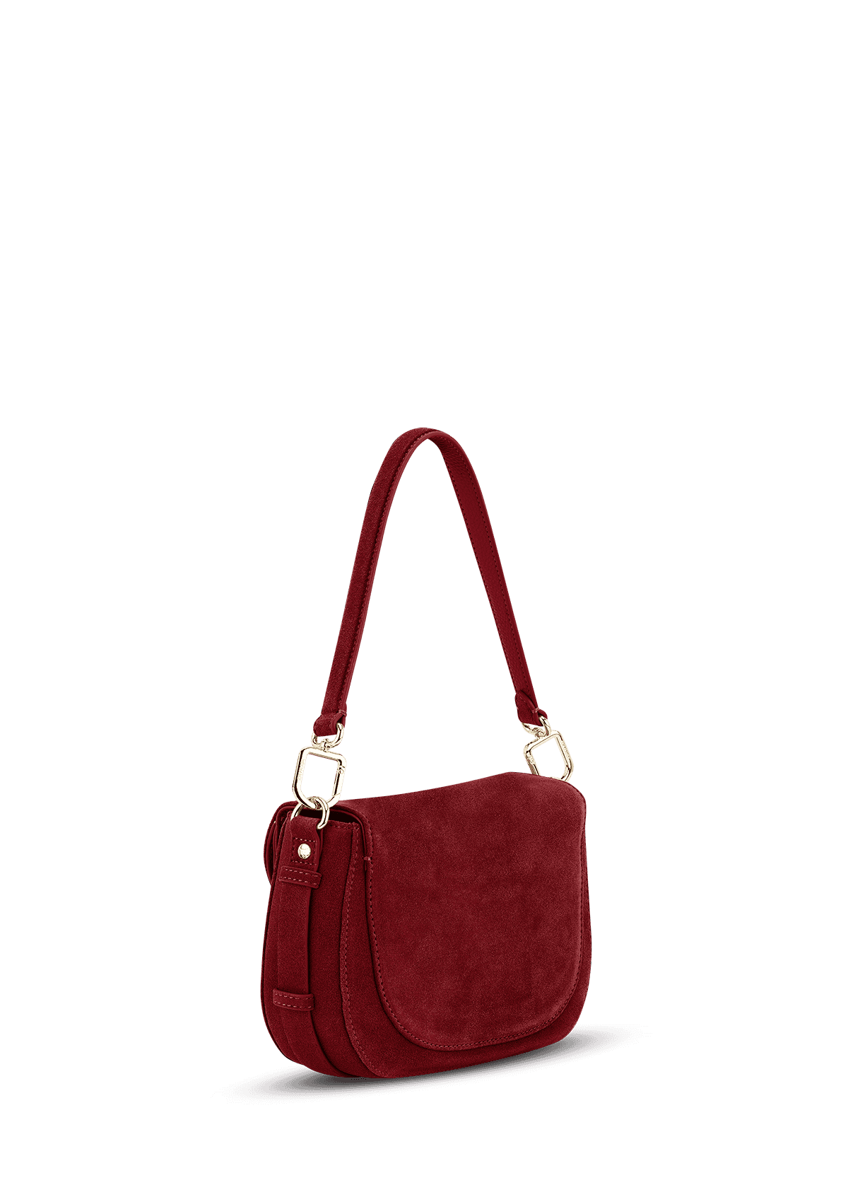 Produktabbildung auf neutralem Hintergrund des Produktes Big Sister Suede in der Farbe Red