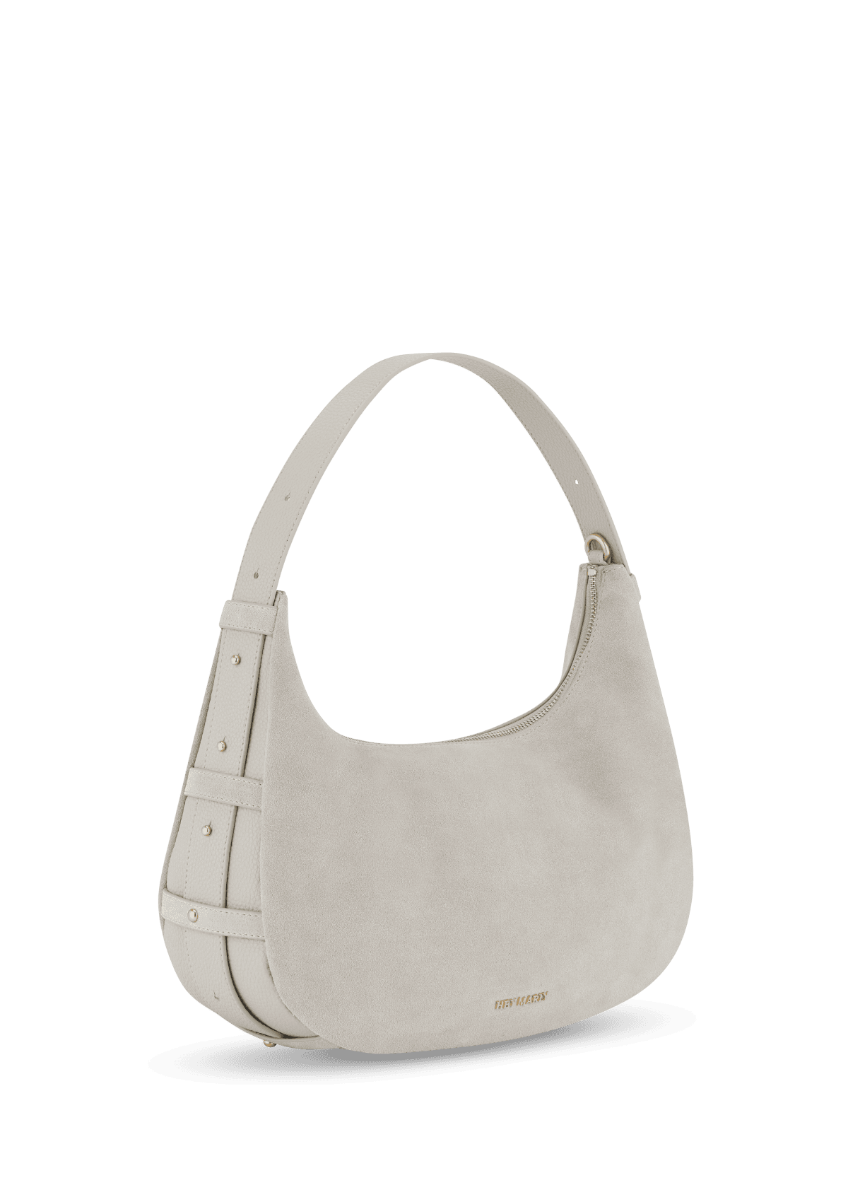 Produktabbildung auf neutralem Hintergrund des Produktes Lifetime Sister Suede M in der Farbe Greige in der Größe M