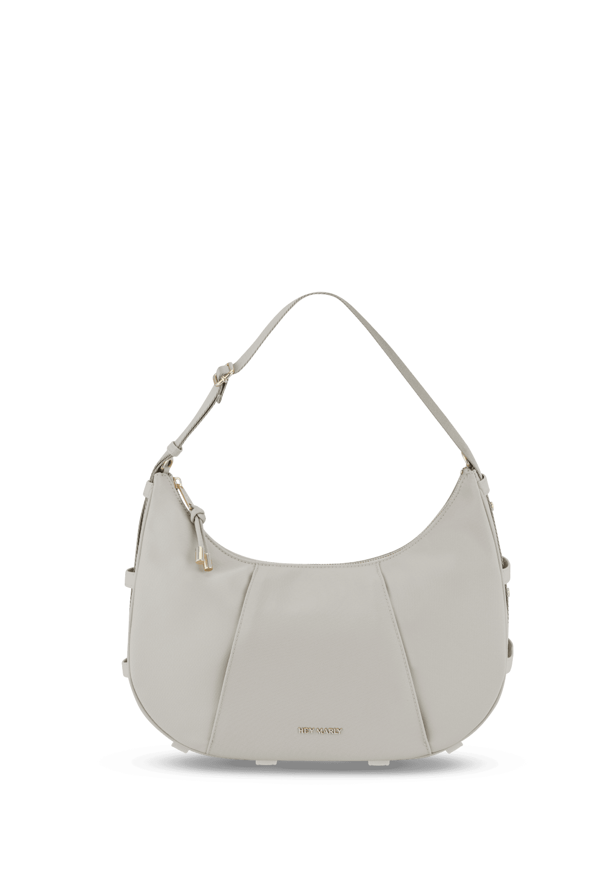 Seitenansicht auf neutralem Hintergrund des Produktes Lifetime Sister Nylon M in der Farbe Greige in der Größe M