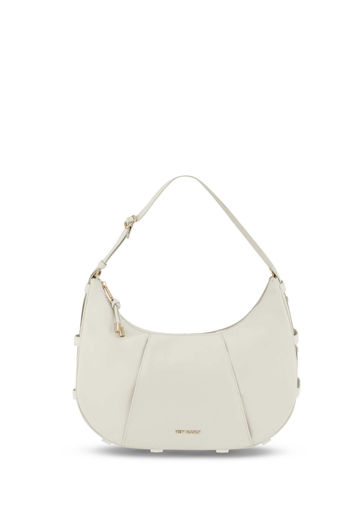 Seitenansicht auf neutralem Hintergrund des Produktes Lifetime Sister Nylon M in der Farbe Crema in der Größe M