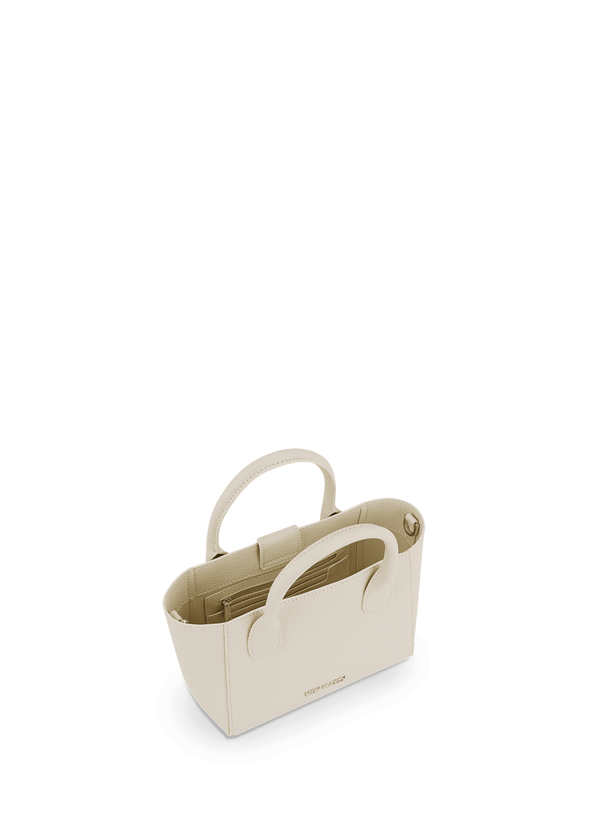 Produktabbildung auf neutralem Hintergrund des Produktes Mini Tote Liz Kaeber Edition in der Farbe Crema