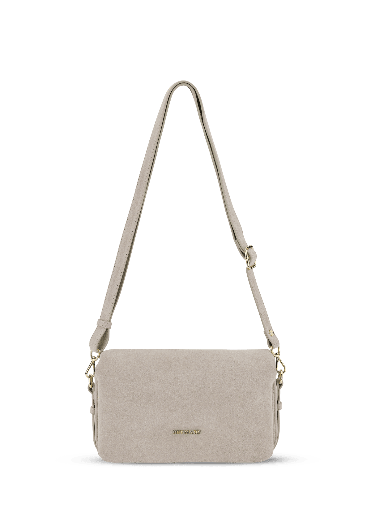 Produktabbildung auf neutralem Hintergrund des Produktes Sassy Sister Suede in der Farbe Greige