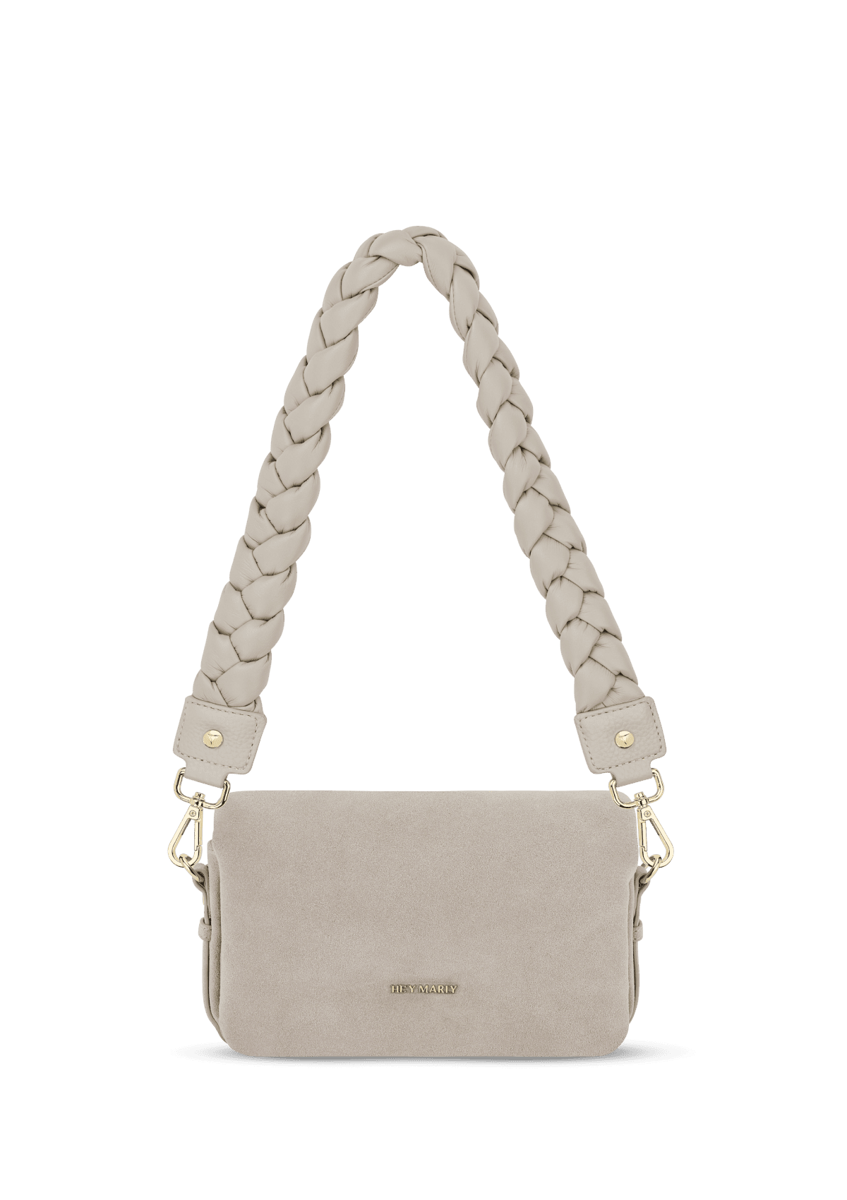 Produktabbildung auf neutralem Hintergrund des Produktes Sassy Sister Suede in der Farbe Greige