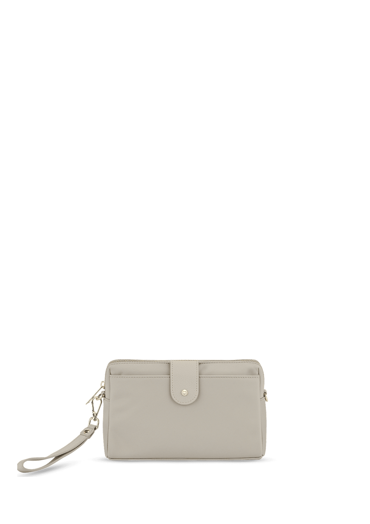 Frontalansicht auf neutralem Hintergrund des Produktes Little Wonder in der Farbe Greige