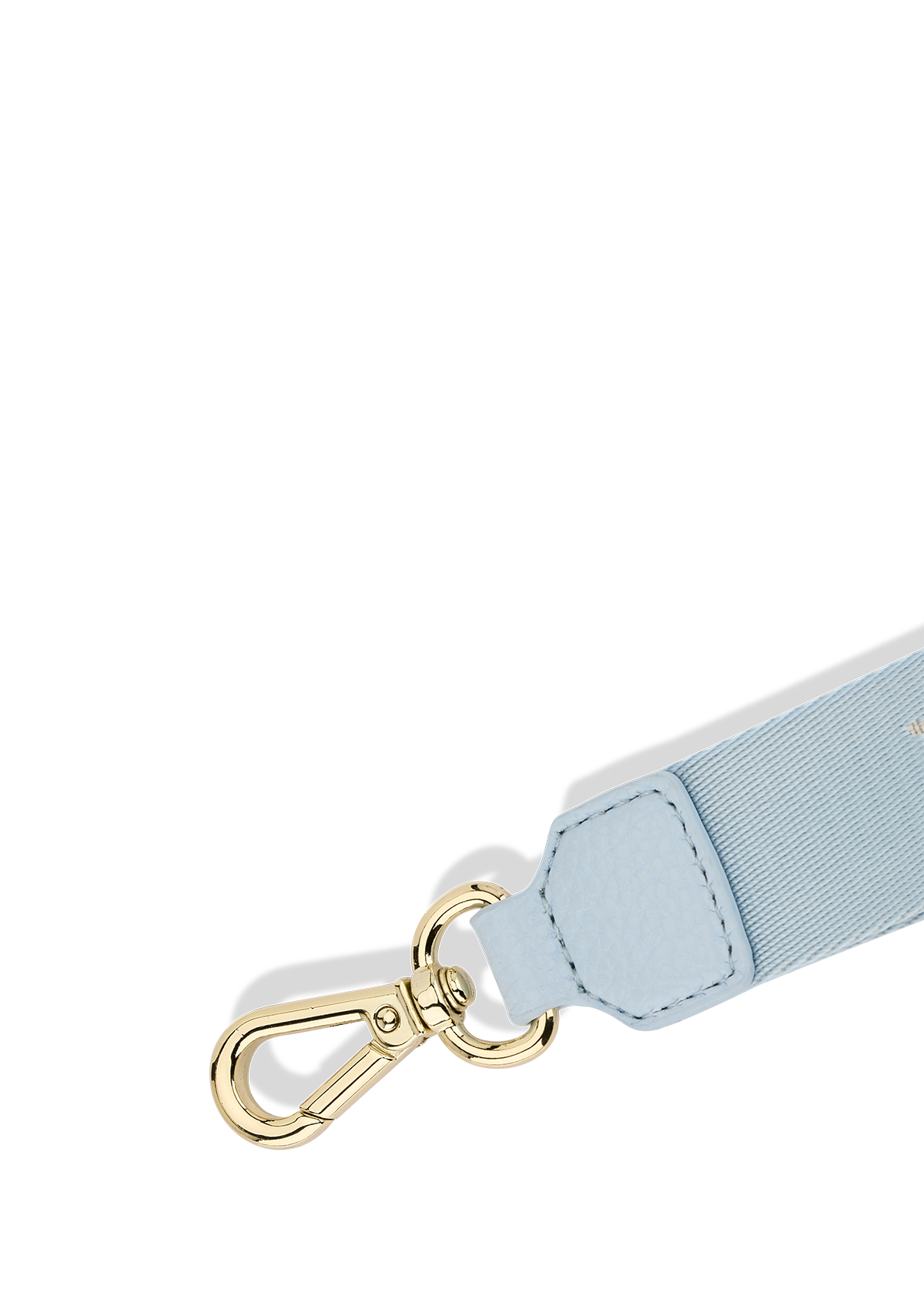 Frontalansicht auf neutralem Hintergrund des Produktes Signature Keyholder in der Farbe Blue Light
