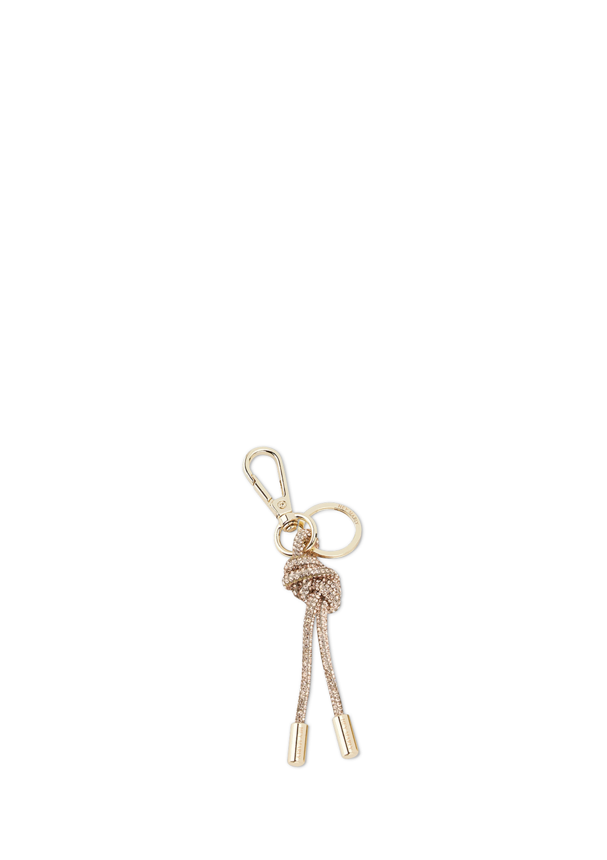 Frontalansicht auf neutralem Hintergrund des Produktes Keyholder Sparkle in der Farbe Rosegold