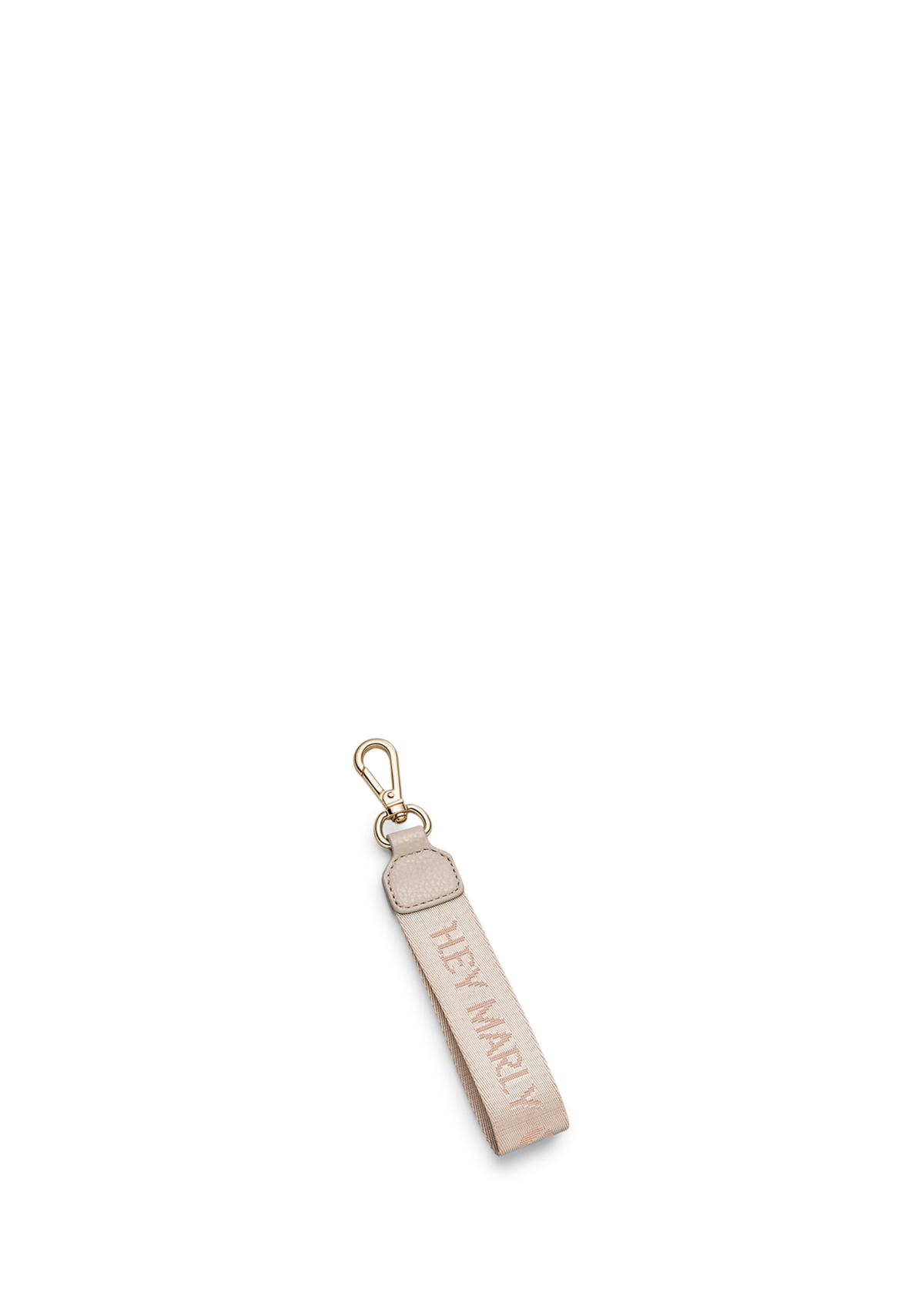 Frontalansicht auf neutralem Hintergrund des Produktes Signature Keyholder in der Farbe Nude