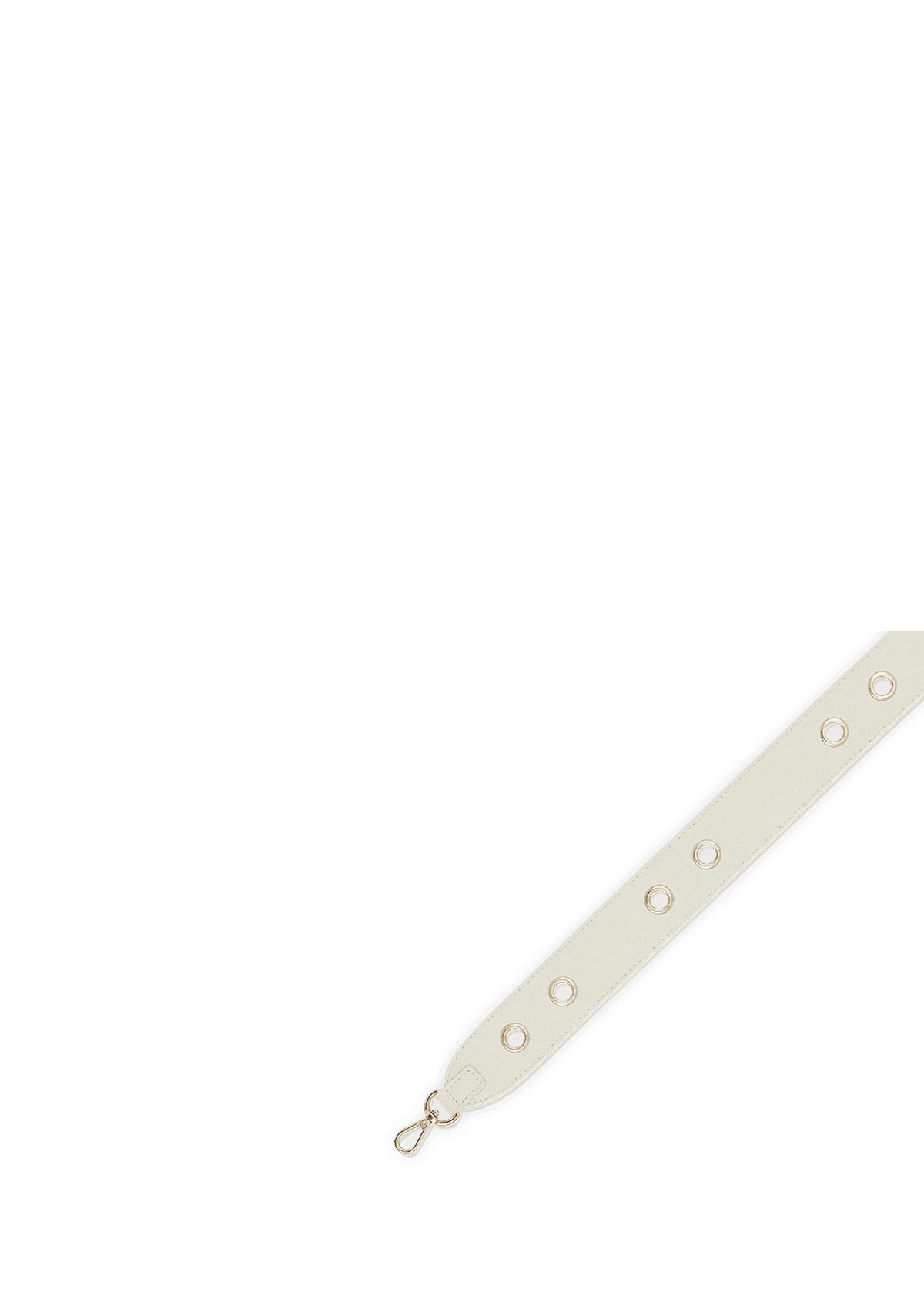 Produktabbildung auf neutralem Hintergrund des Produktes Ribbon Strap in der Farbe Crema