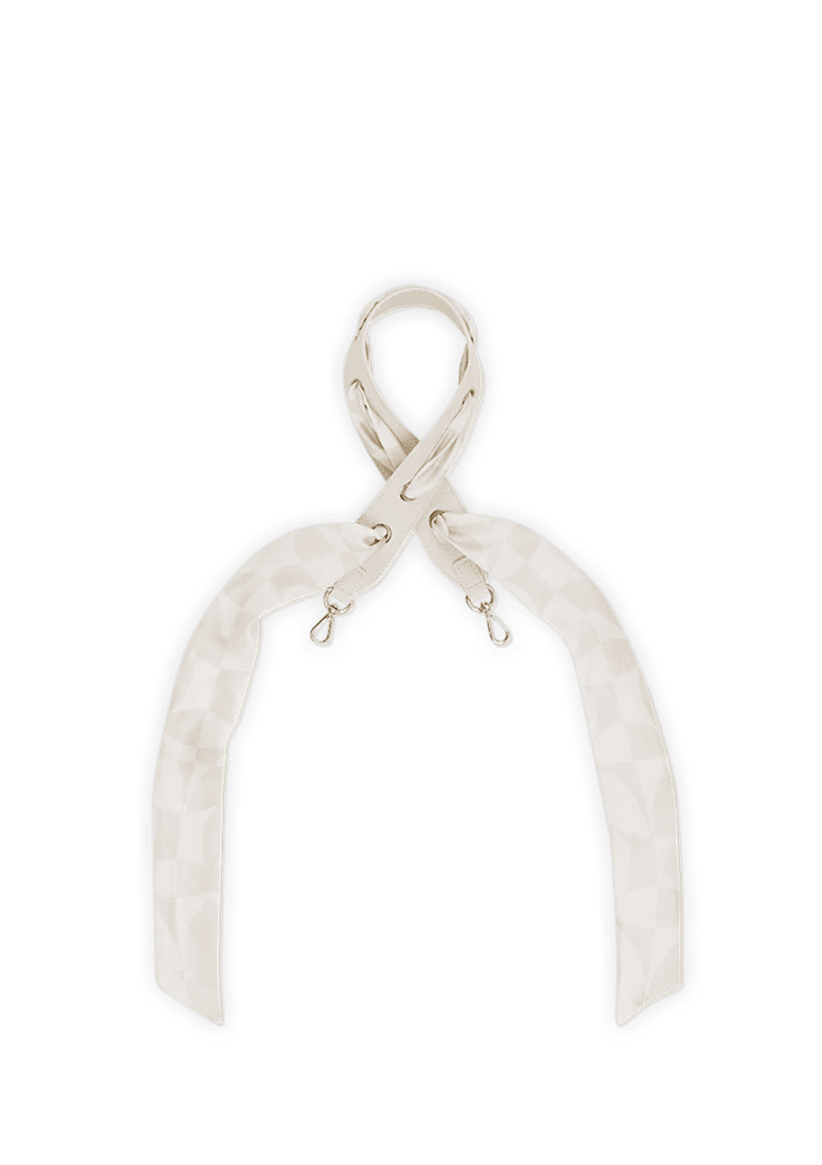 Produktabbildung auf neutralem Hintergrund des Produktes Ribbon Strap in der Farbe Crema