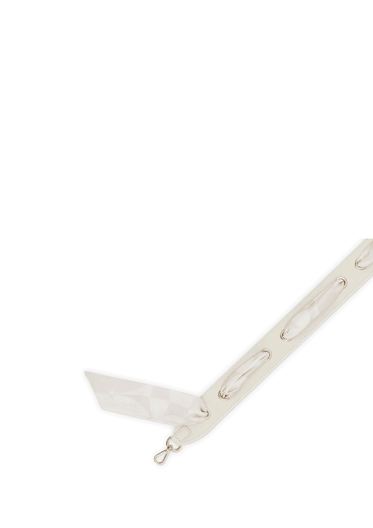Produktabbildung auf neutralem Hintergrund des Produktes Ribbon Strap in der Farbe Crema