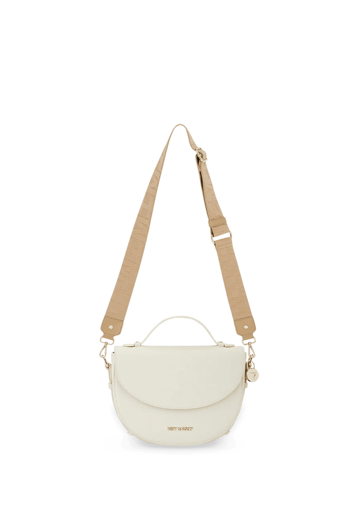 Seitenansicht auf neutralem Hintergrund des Produktes Terry Strap in der Farbe Sand
