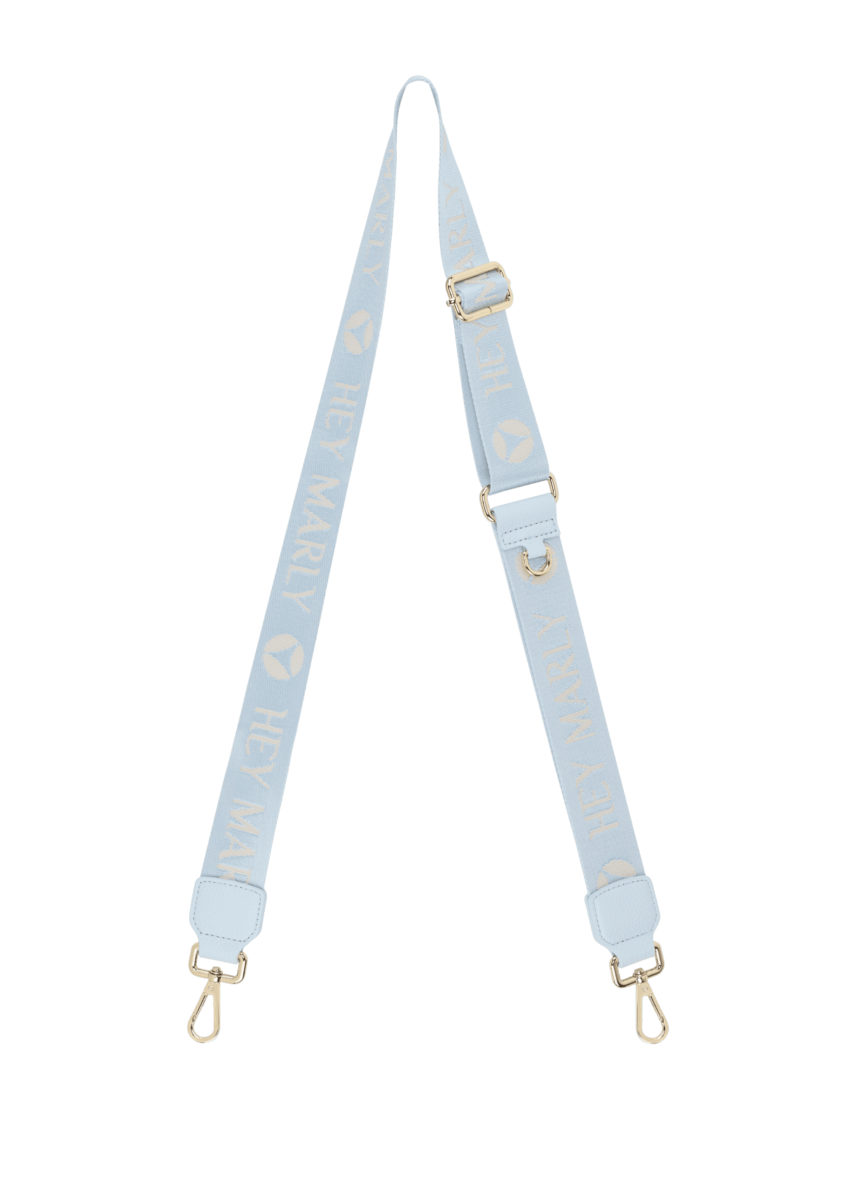 Produktabbildung auf neutralem Hintergrund des Produktes Signature Strap in der Farbe Blue Light