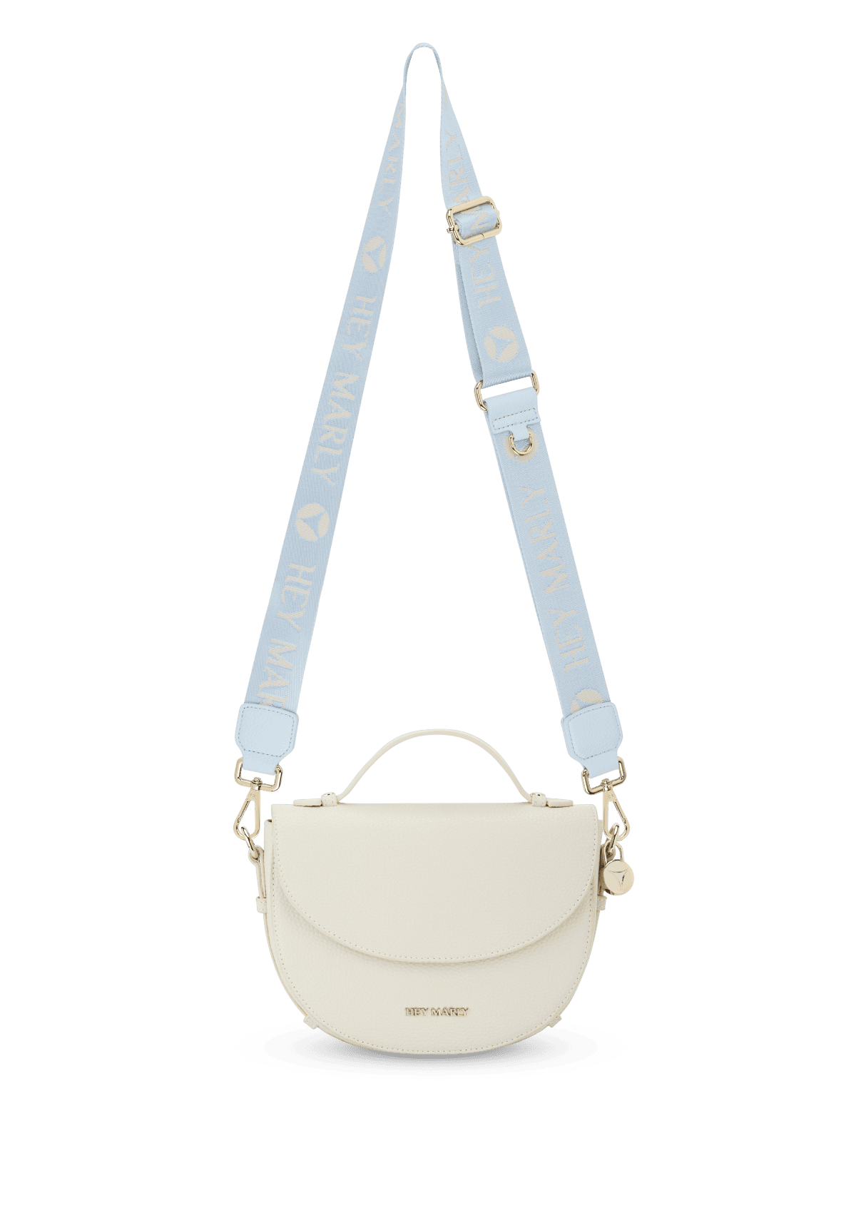 Produktabbildung auf neutralem Hintergrund des Produktes Signature Strap in der Farbe Blue Light