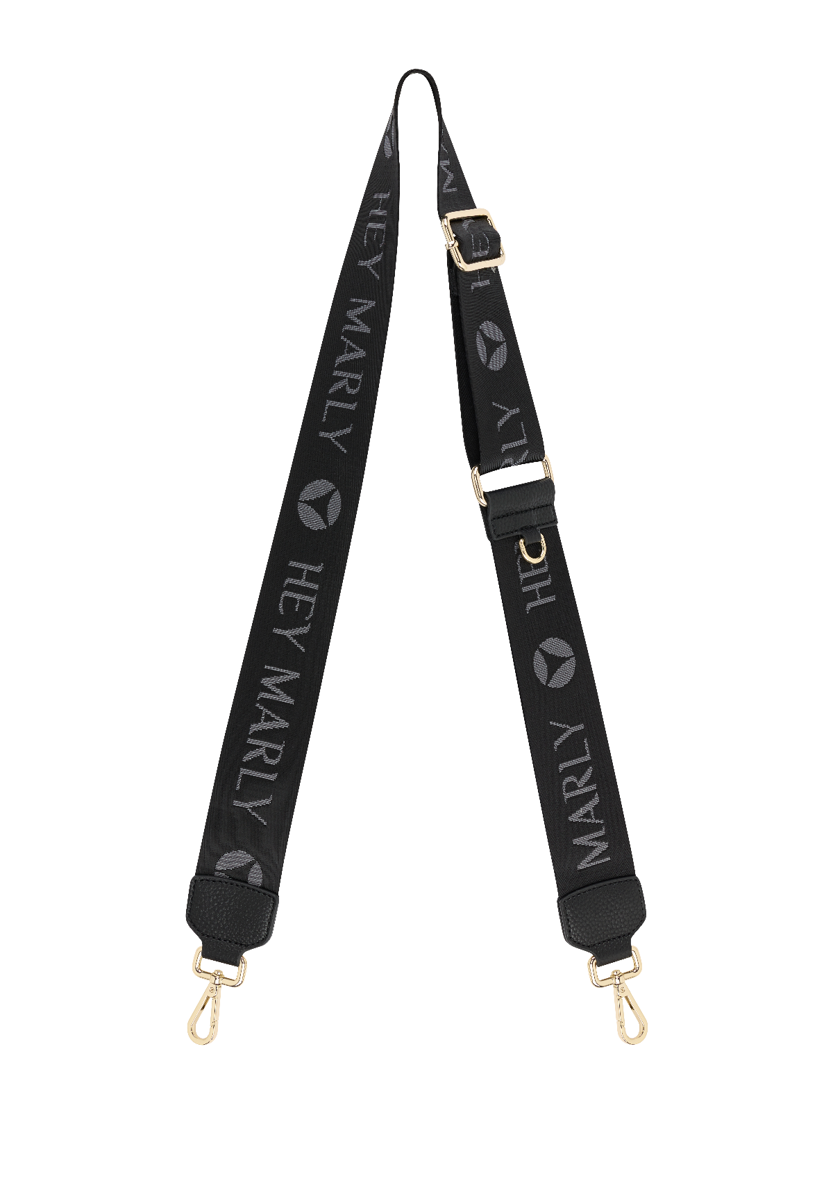 Produktabbildung auf neutralem Hintergrund des Produktes Signature Strap in der Farbe Black