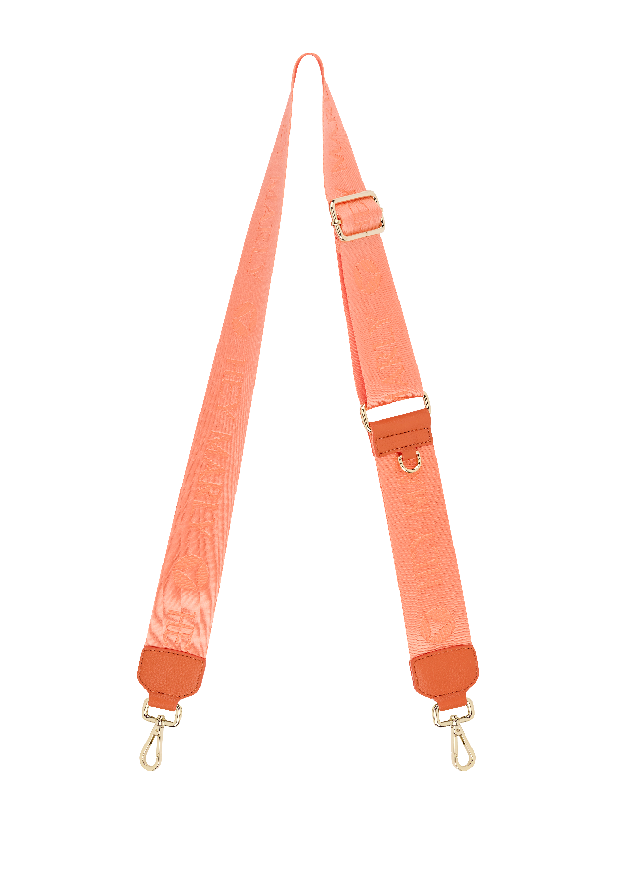 Produktabbildung auf neutralem Hintergrund des Produktes Signature Strap in der Farbe Peach