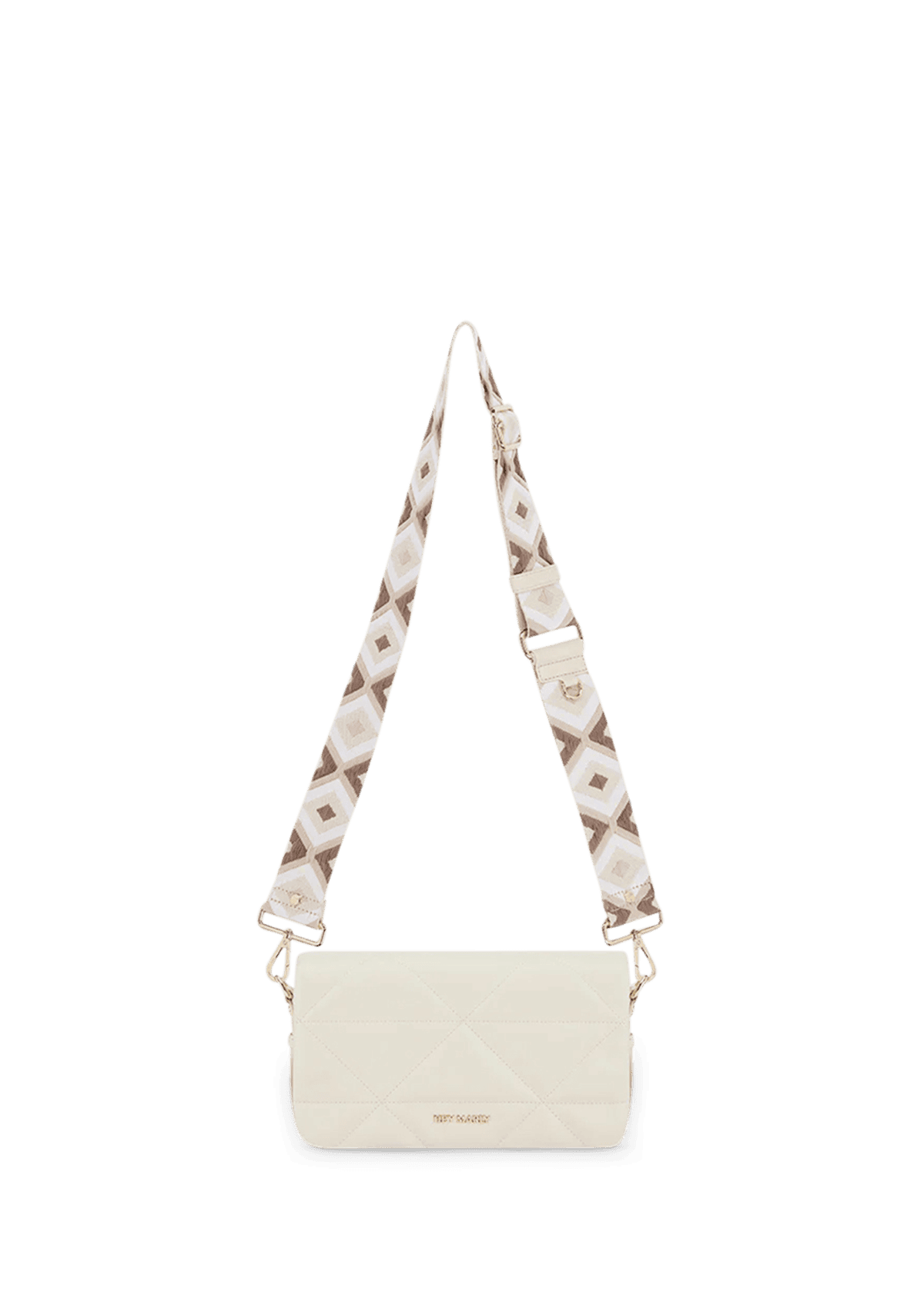 Produktabbildung auf neutralem Hintergrund des Produktes Woven Strap in der Farbe Crema