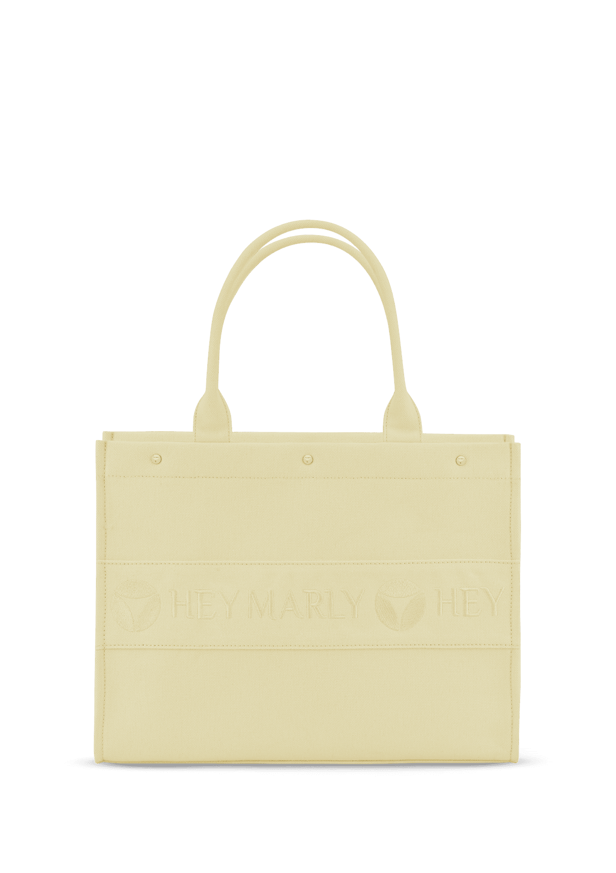 Produktabbildung auf neutralem Hintergrund des Produktes Signature Bag in der Farbe Yellow Light
